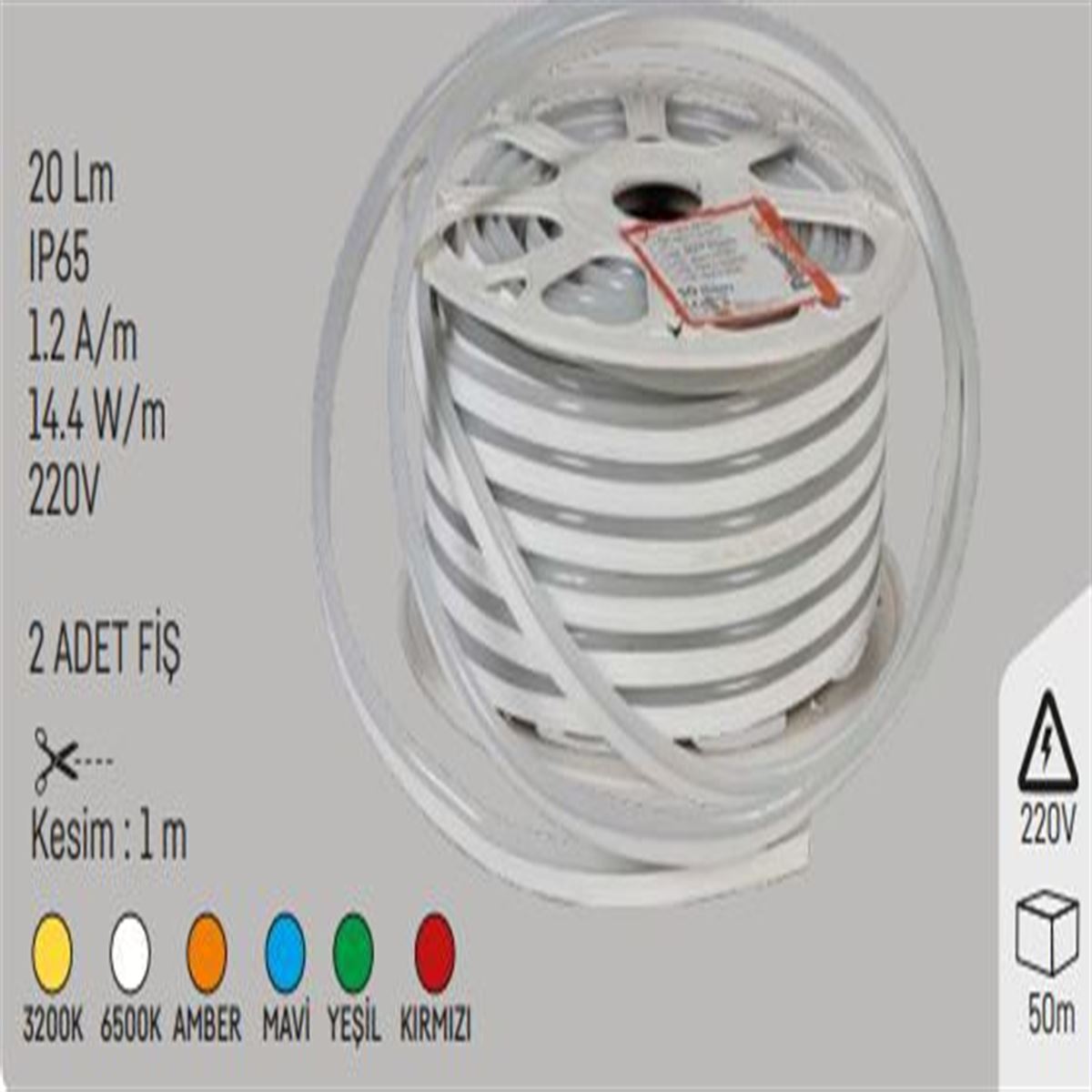 2835 NEON LED BEYAZ 1